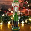 Wooden nutcracker fisherman ornament