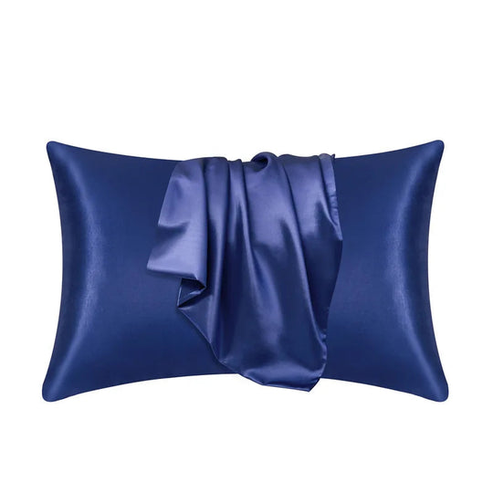 Taie d'oreiller en satin doux comme de la soie - Housse d'oreiller douce pour cheveux et peau, décoration cosy pour la literie à la maison