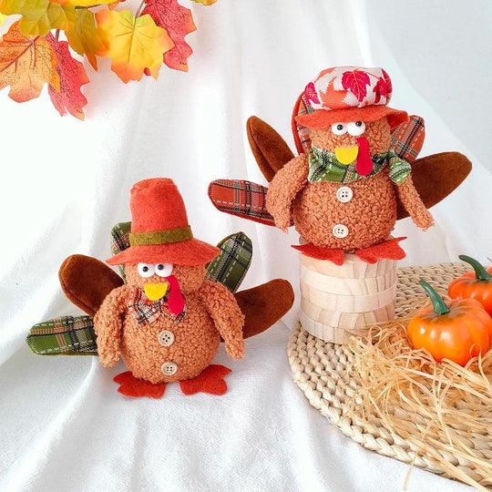 Raccolto Autunnale Peluche Tacchino Gnomo