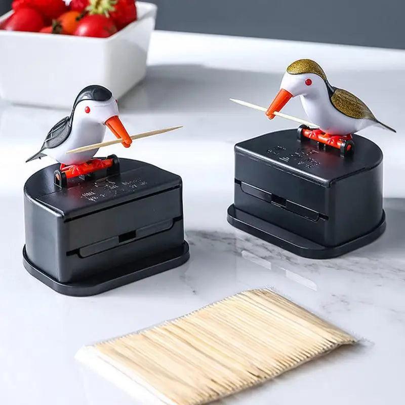 Creatieve Automatische Tandprikker Dispenser | Handige Tandprikkerhouder voor Keuken & Eetkamer Decoratie