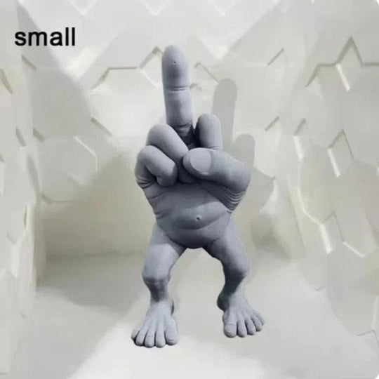 3D Printed Middle Finger Funny Gift - Desk Decoration Office Ornament