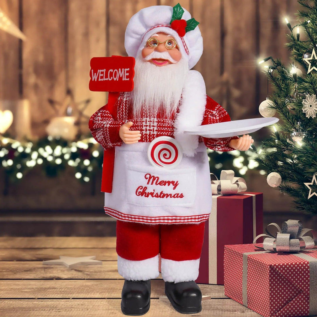 Pupazzo di Babbo Natale Decorazione Albero di Natale
