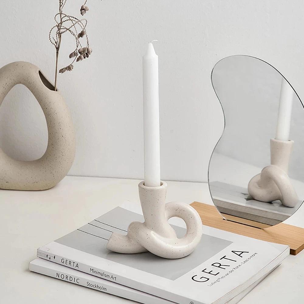 Decorative table candle holders for home & Christmas decoration