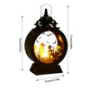 Gotisch Vintage Kasteel LED Lantaarn met Heks & Pompoen | Halloween Tafelstuk