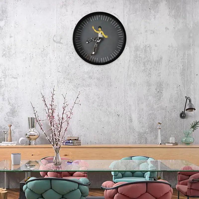 Horloge murale Kung Fu