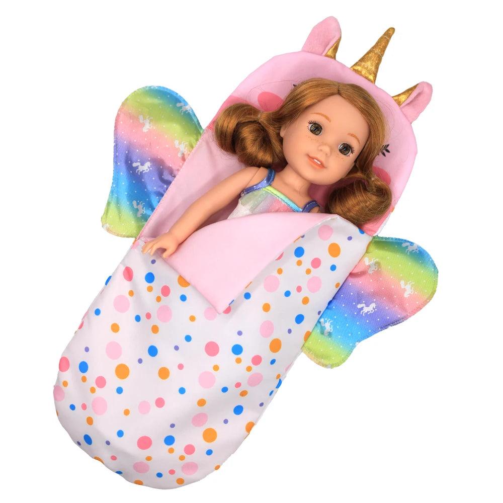 Sac de couchage Poppen avec oreiller licorne