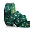 5 Yards Christmas Ribbon – Printed Polyester Ribbon for Decoration and DIY
