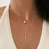 Neck Glitter | Gold Pendant Necklace Set
