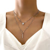 Neck Glitter | Gold Pendant Necklace Set