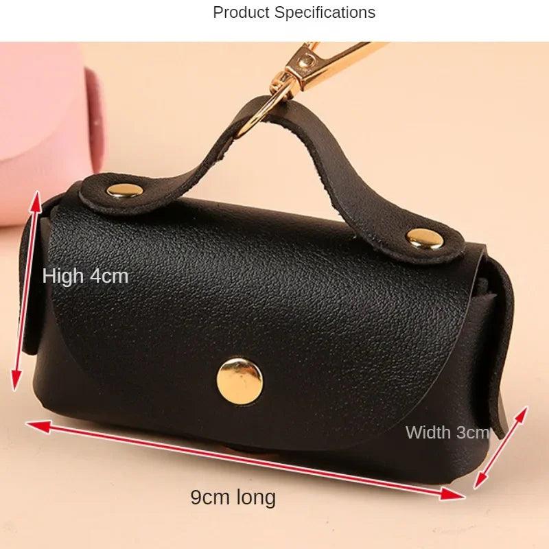 Élégant porte-sacs à déjections en cuir synthétique pour animaux de compagnie – Portable et pratique