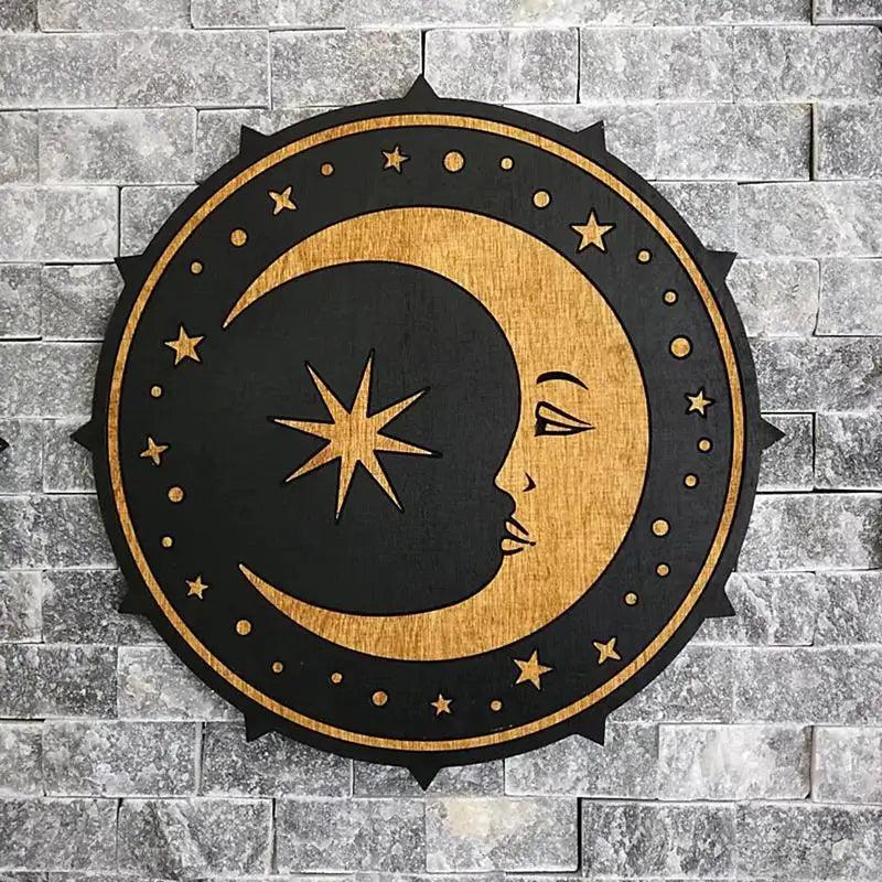 Sun and Moon Rustic Wall Art