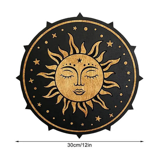 Sun and Moon Rustic Wall Art