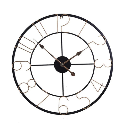 Horloge mural en bois vintage – ambiance rustique pour chaque intérieur