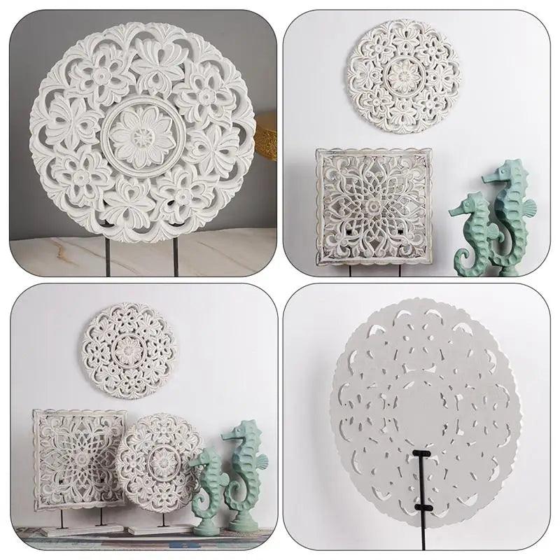 Mandala Wooden Art Panel