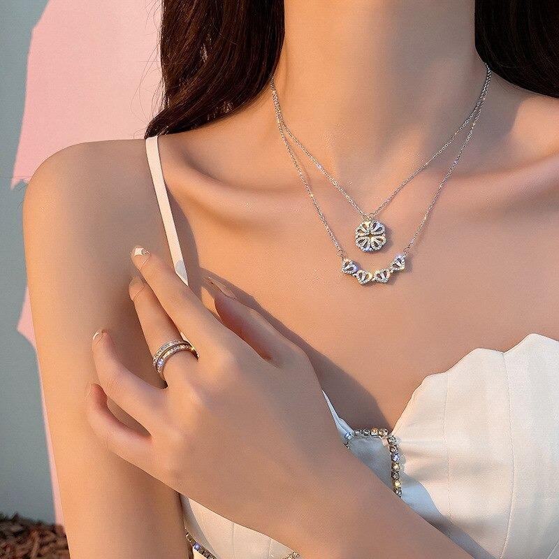 Collier Trèfle – Bonheur, Amour & Confiance pour ton Cou