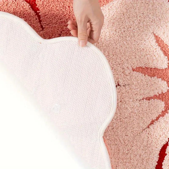 Floral Bathroom Mat – Soft, Comfortable & Washable