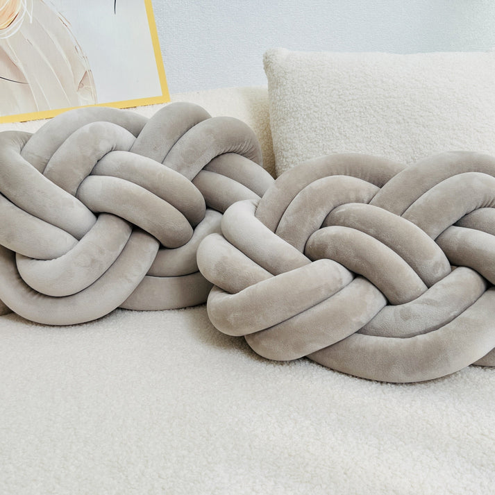 Set van 2 Decoratieve Pluche Kussens