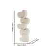 Boho Heart Stacked Ceramic Vase