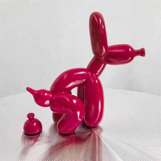 Statue de caca de chiot BalloonDog | Accessoire d'intérieur moderne
