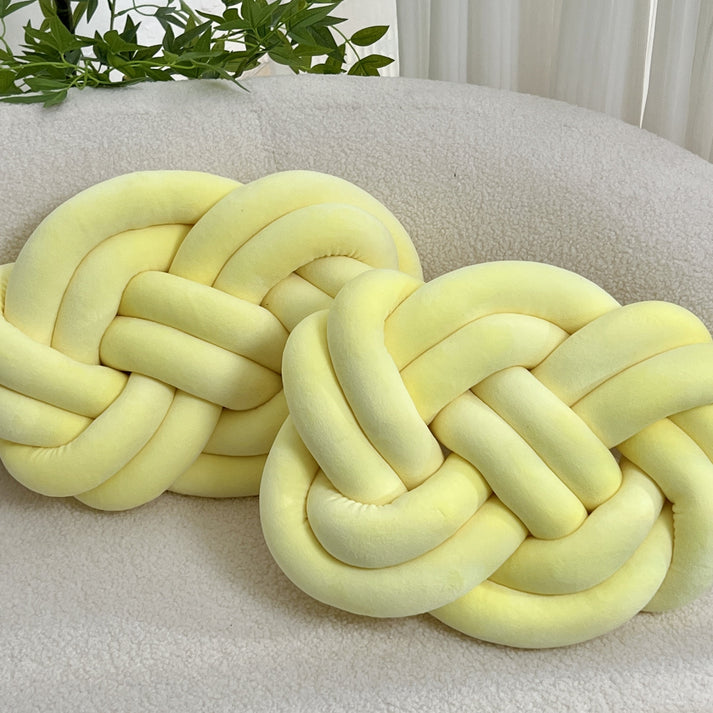 Set of 2 Decorative Plush Cushions