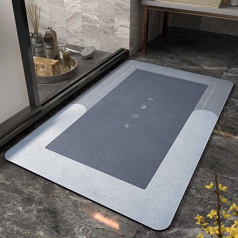 Sneldrogende badmat | Superabsorberende antislip vloermat voor de badkamer