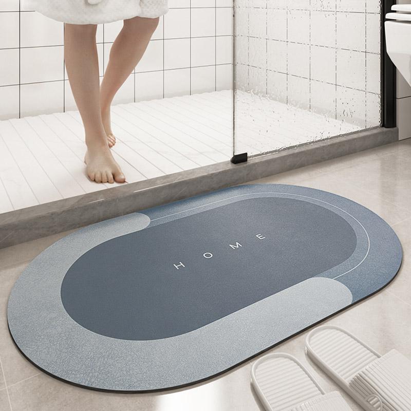 Sneldrogende badmat | Superabsorberende antislip vloermat voor de badkamer