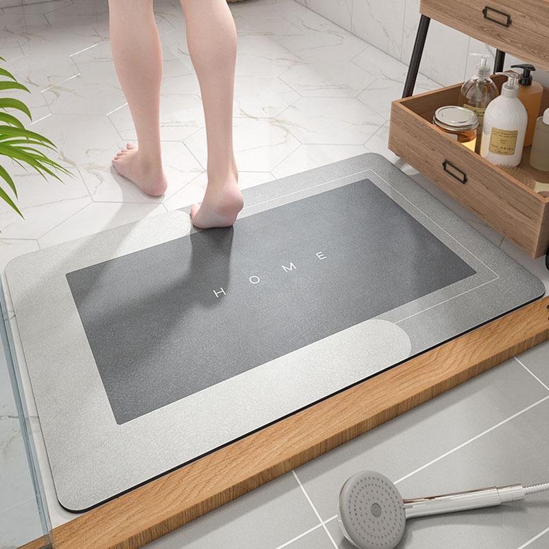 Sneldrogende badmat | Superabsorberende antislip vloermat voor de badkamer