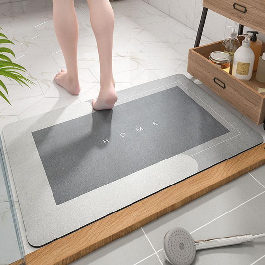 Tappetino da bagno ad asciugatura rapida | Tappetino da pavimento antiscivolo superassorbente per il bagno