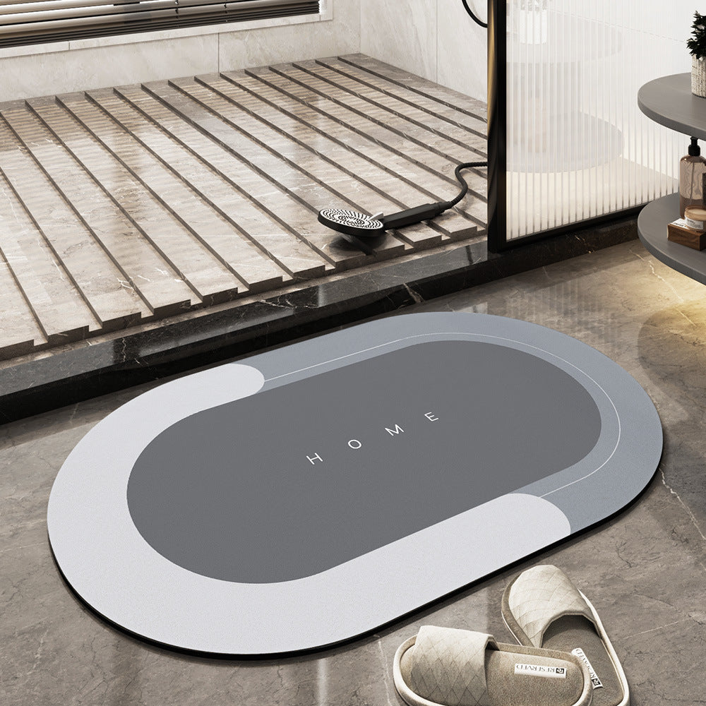 Tappetino da bagno ad asciugatura rapida | Tappetino da pavimento antiscivolo superassorbente per il bagno