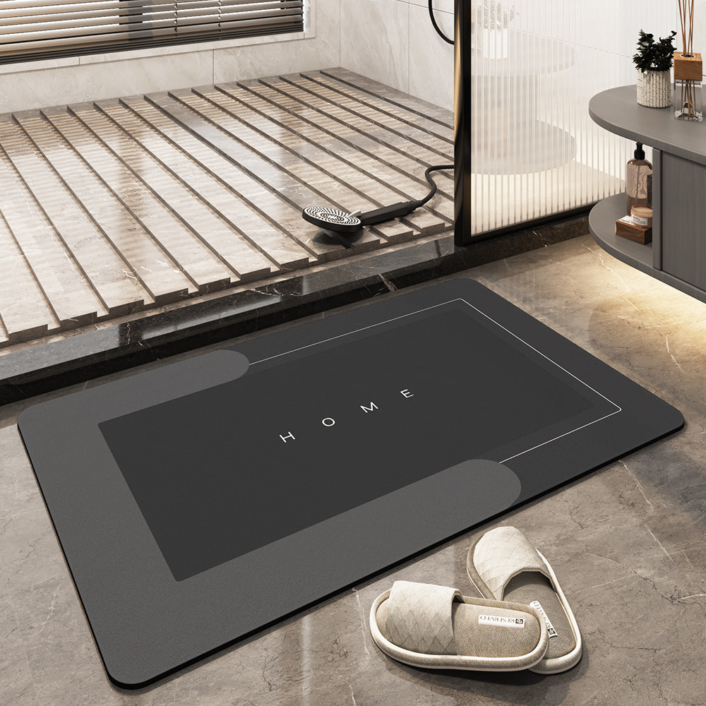 Sneldrogende badmat | Superabsorberende antislip vloermat voor de badkamer