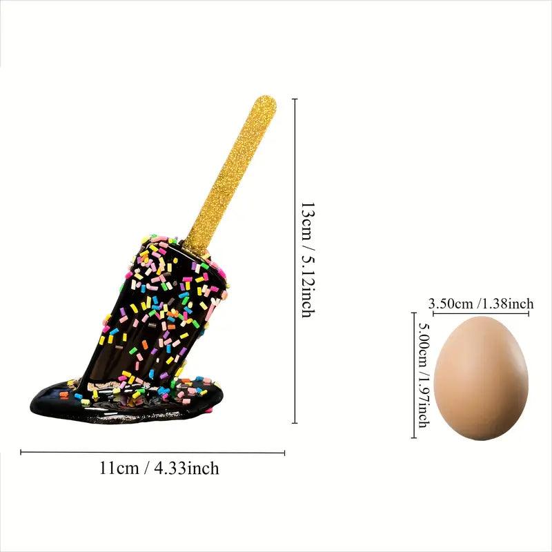 Ornamento in resina a gelato fuso