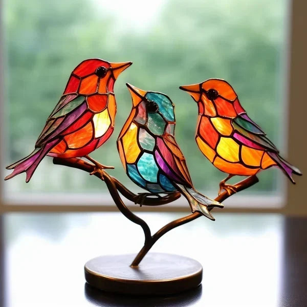 EleganBird – Luxe Glazen Vogelbeeldjes van Gebrand Glas