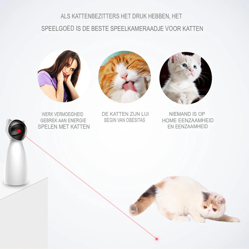ChaseBeam – Giocattolo laser automatico per gatti