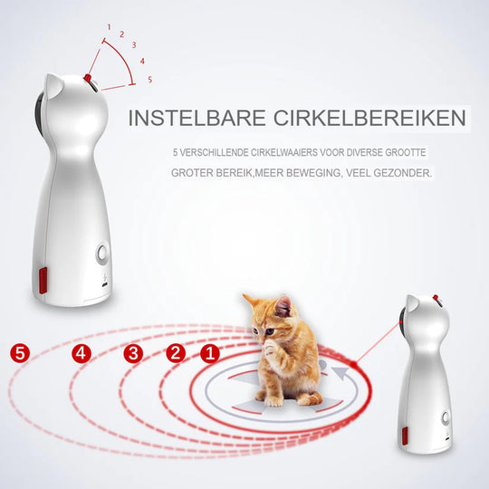 ChaseBeam – Giocattolo laser automatico per gatti