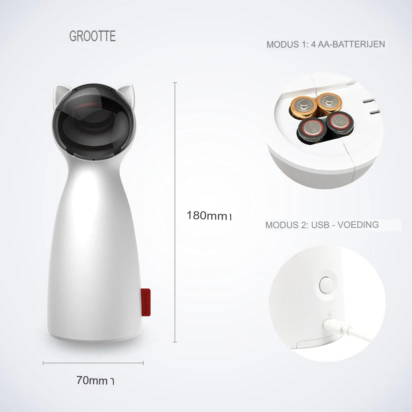 ChaseBeam – Giocattolo laser automatico per gatti