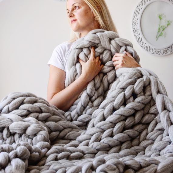 Comfy gebreide deken