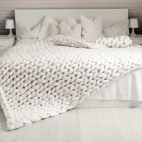 Comfy gebreide deken
