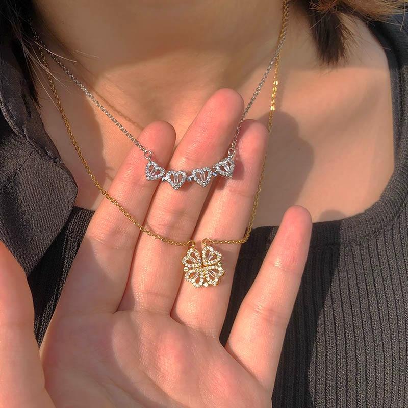 Collier Trèfle – Bonheur, Amour & Confiance pour ton Cou