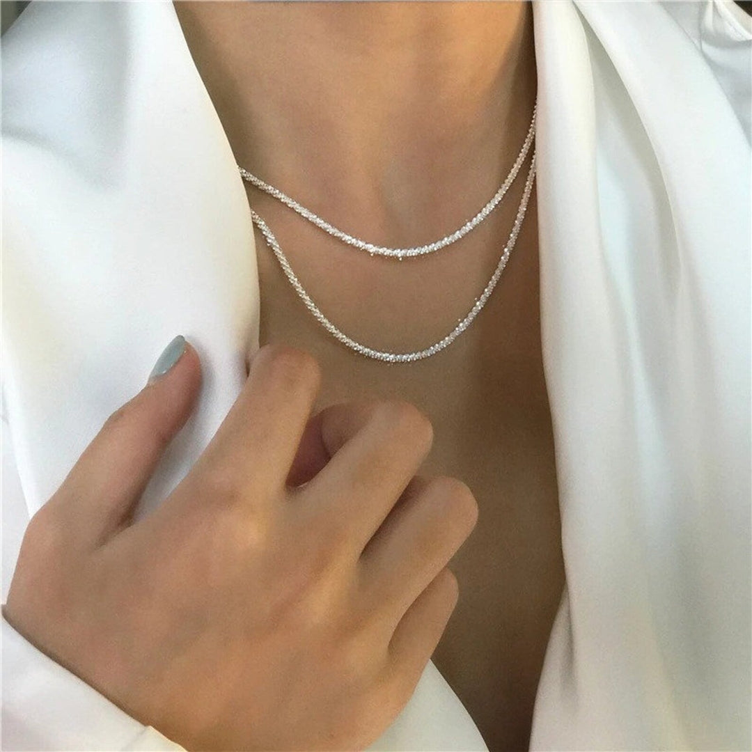 Set di collana Starlight in argento
