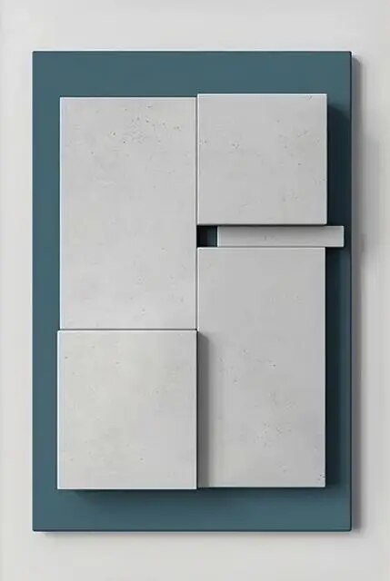 Decorazione da parete astratta su tela