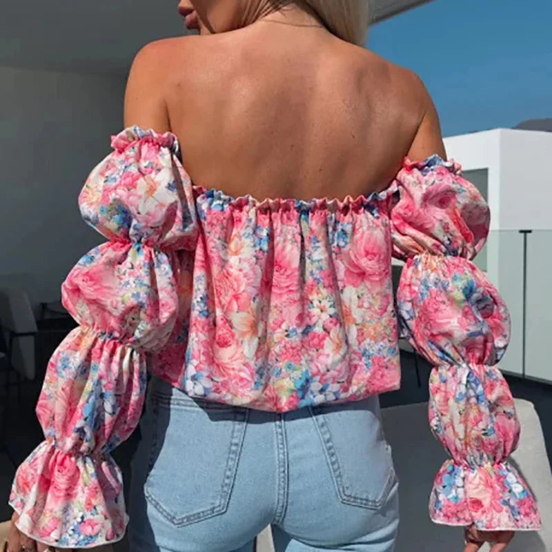 Camicetta Boho da donna | Stampa floreale