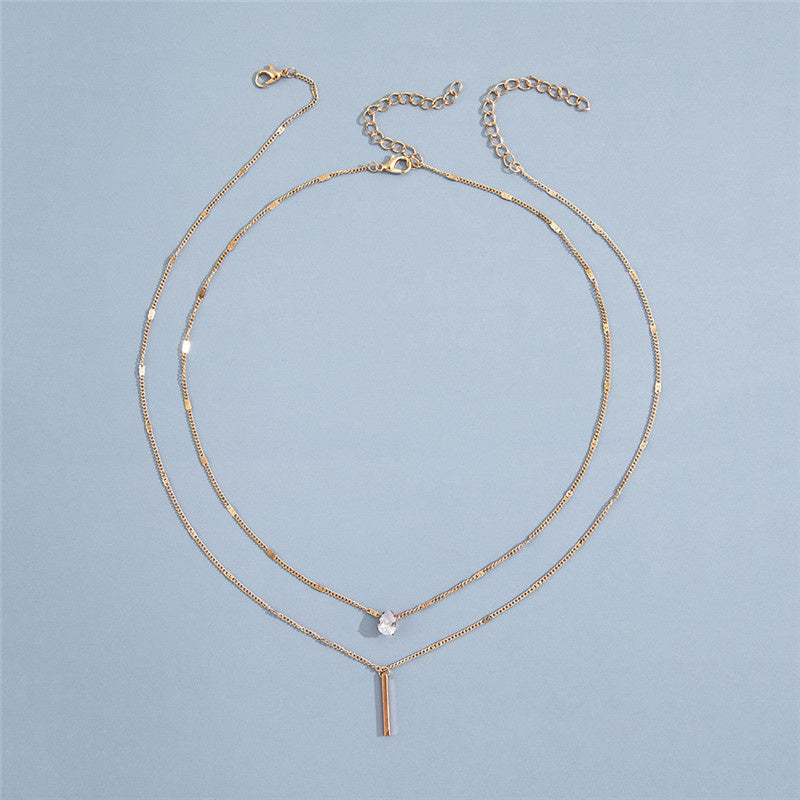 Neck Glitter | Gold Pendant Necklace Set