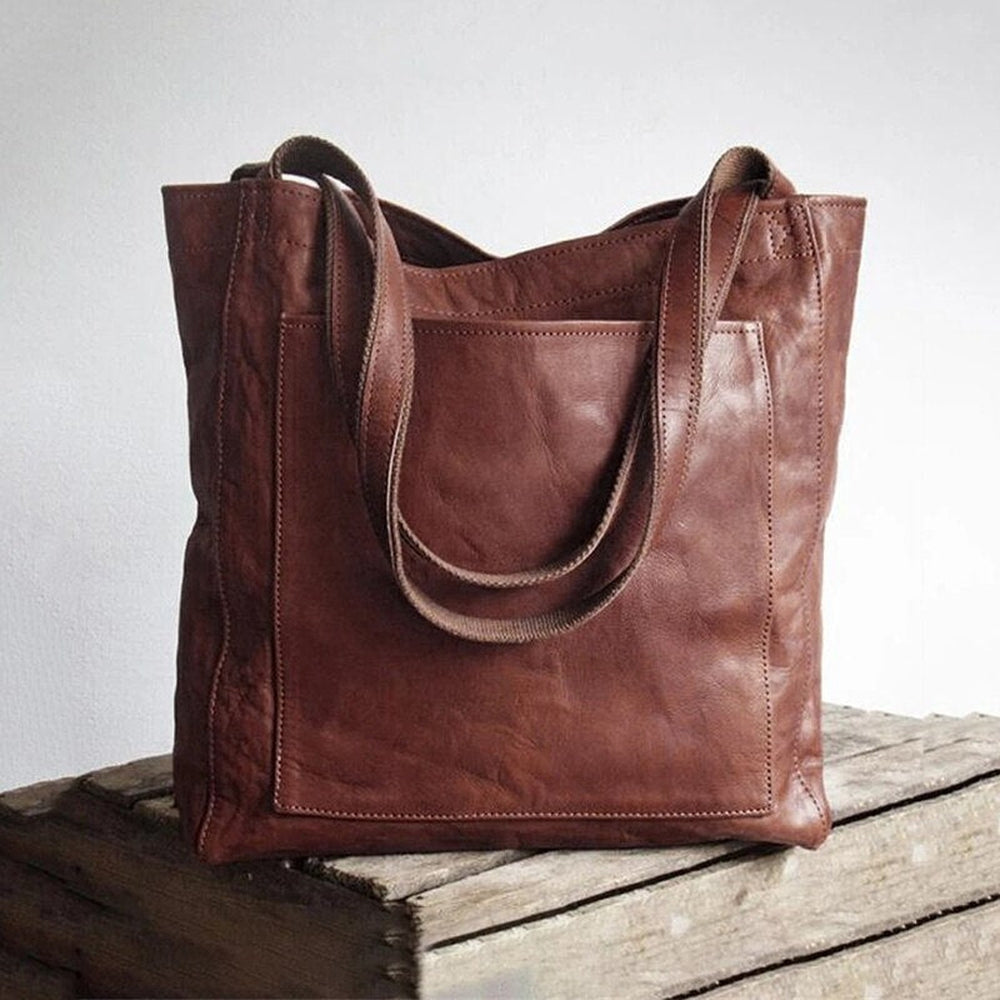 Sac à main femme grande taille couleur unie sac à bandoulière