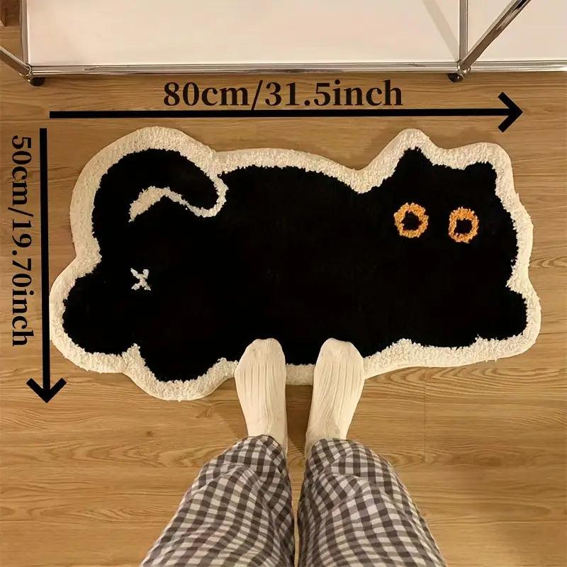 Amanti dei gatti Attenzione! Accogliente Tappeto in Finto Cashmere