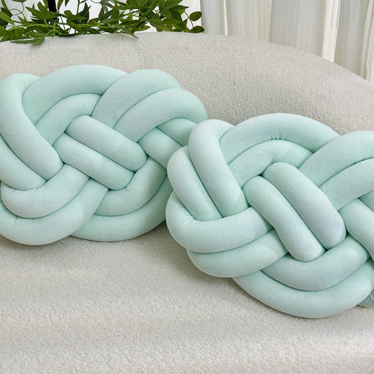 Set of 2 Decorative Plush Cushions