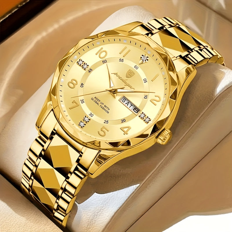Montre de sport multifonction étanche pour hommes – Titane