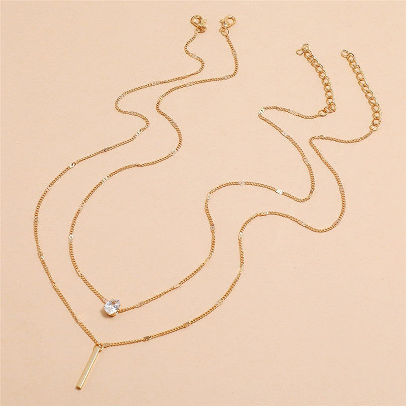 Neck Glitter | Gold Pendant Necklace Set