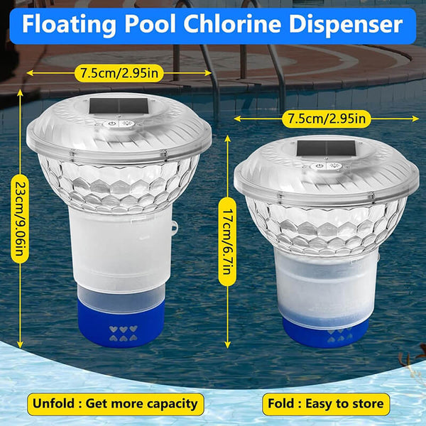 Flotteur de chlore pour piscine solaire