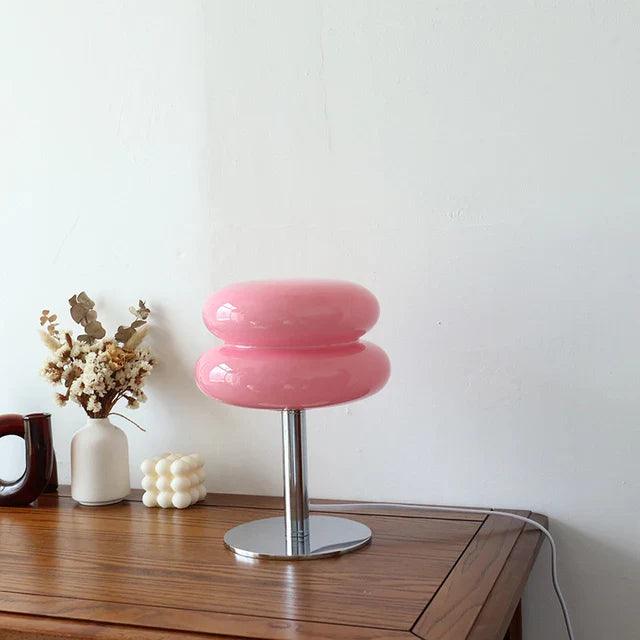 Macaron Glazen Tafellamp