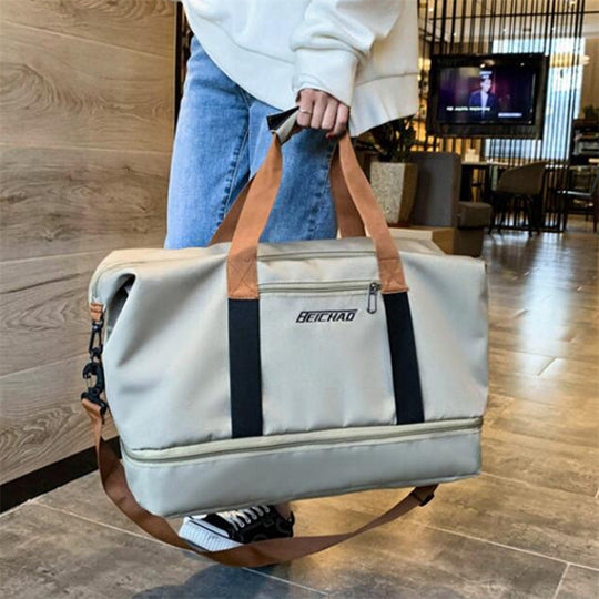 Borsa da viaggio e sport - borsa pratica per vacanze, sport, weekend fuori porta o gita di un giorno - per uomini e donne